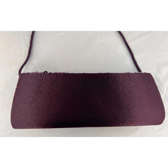 Jessica McClintock Clutch Evening Bag‎ Purple Sequins - Picture 3 of 10